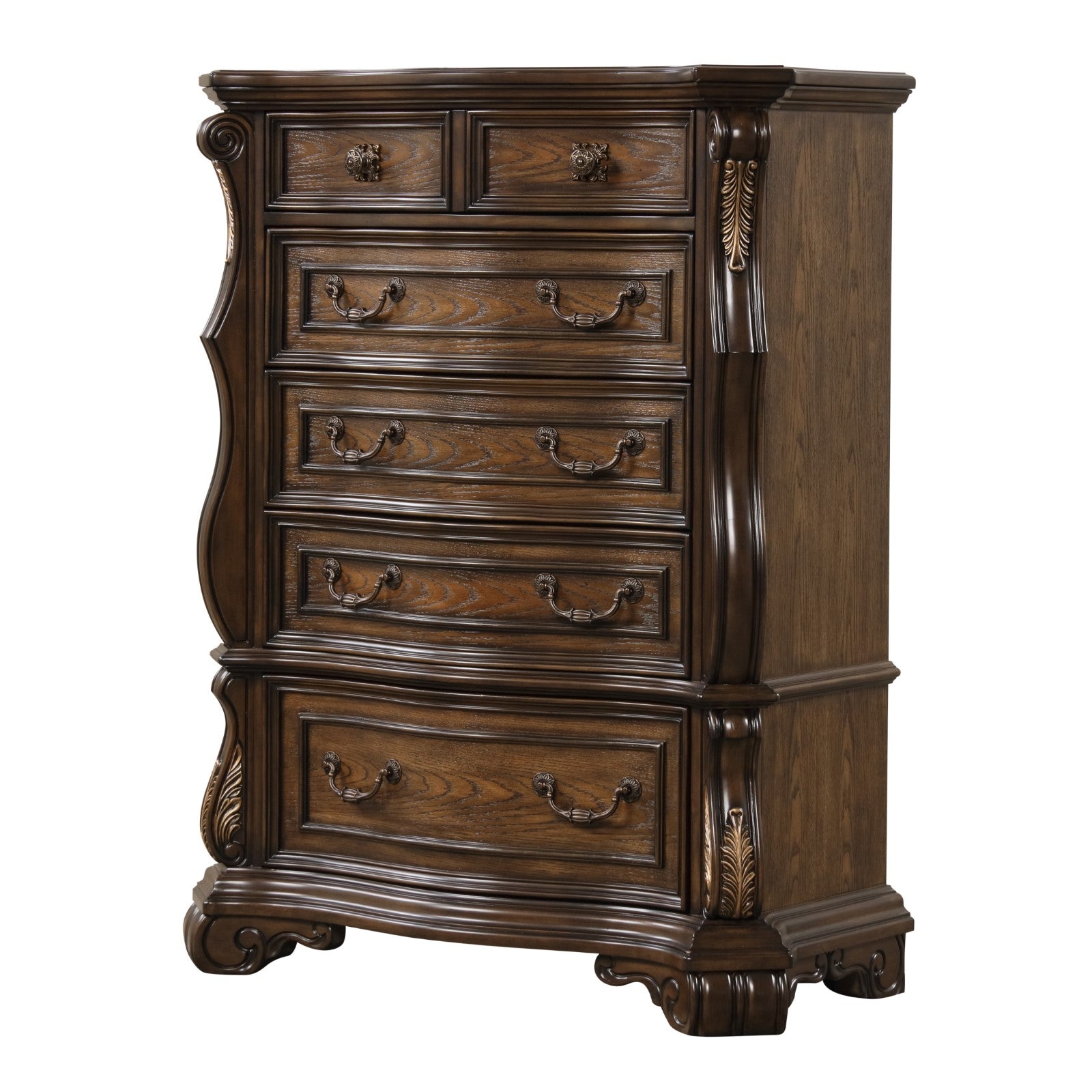 Leovanni Dark Brown Chest - Ornate Home