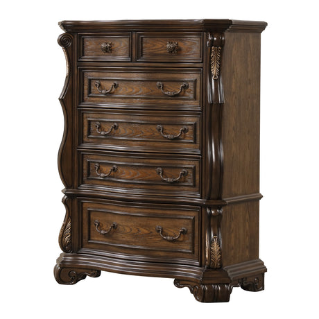 Leovanni Dark Brown Chest - Ornate Home