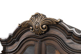 Leovanni Dark Brown Curio - Ornate Home