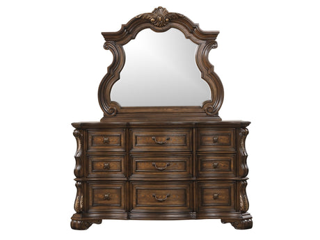 Leovanni Dark Brown Dresser - Ornate Home