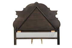 Leovanni Dark Brown Queen 5 Piece Bedroom Set w/Chest - Ornate Home