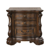 Leovanni Dark Brown Queen 5 Piece Bedroom Set w/Chest - Ornate Home
