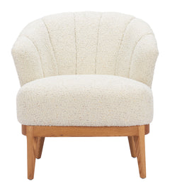 Leque Tawny Beige Accent Chair - Ornate Home