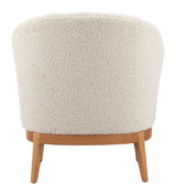 Leque Tawny Beige Accent Chair - Ornate Home