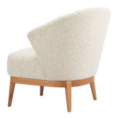 Leque Tawny Beige Accent Chair - Ornate Home