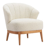 Leque Tawny Beige Accent Chair - Ornate Home
