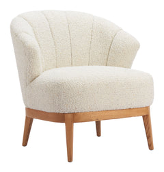 Leque Tawny Beige Accent Chair - Ornate Home
