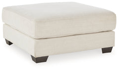 Lerenza Birch Oversized Accent Ottoman - Ornate Home