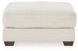 Lerenza Birch Oversized Accent Ottoman - Ornate Home