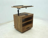 Lerma Mango 1-drawer Adjustable Tray Top Nightstand With Speaker - Ornate Home