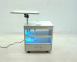 Lerma White High Gloss 1-drawer Adjustable Tray Top Nightstand With Speaker - Ornate Home