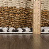 Leryn Black & White Checkered Area Rug - Ornate Home