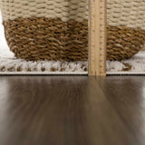 Leryn Brown&White Checkered Rug - Ornate Home