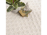Leryn Ivory Checkered Area Rug - Ornate Home