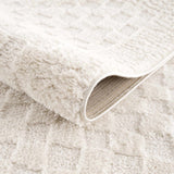 Leryn Ivory Checkered Area Rug - Ornate Home