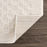 Leryn Ivory Checkered Area Rug - Ornate Home