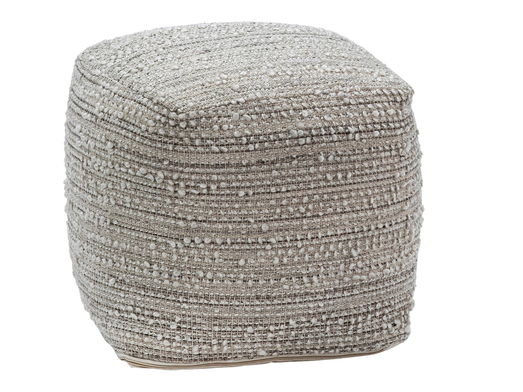 Lesbos Natural Pouf - Ornate Home
