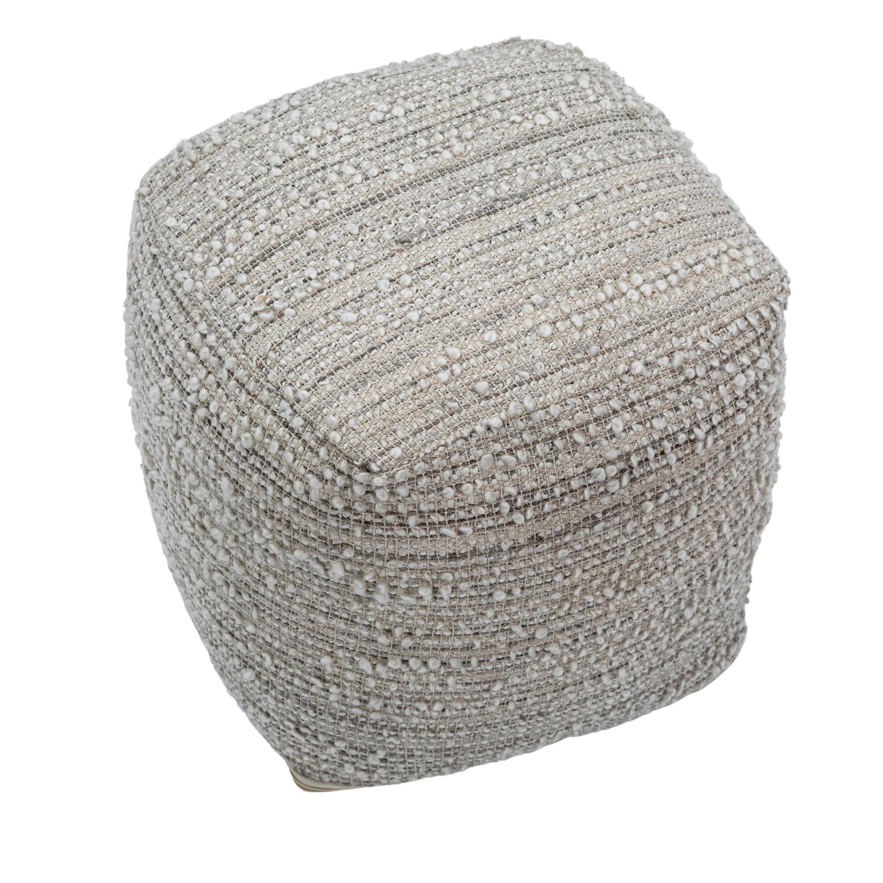 Lesbos Natural Pouf - Ornate Home