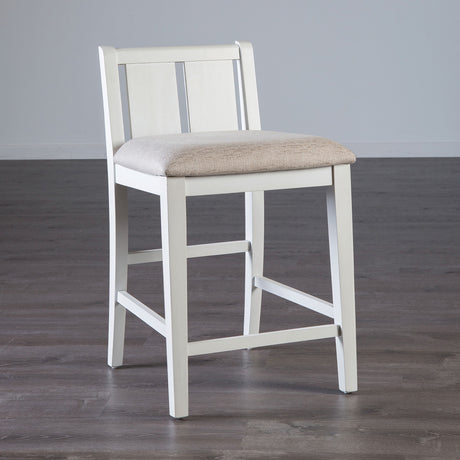 Lescles White/Gray 3 Pc. Counter Height Set - Ornate Home