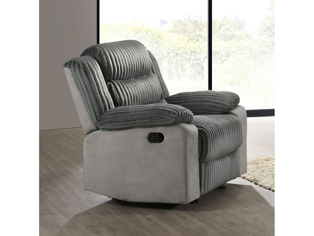 Lesley Gray Motion Glider Recliner - Ornate Home