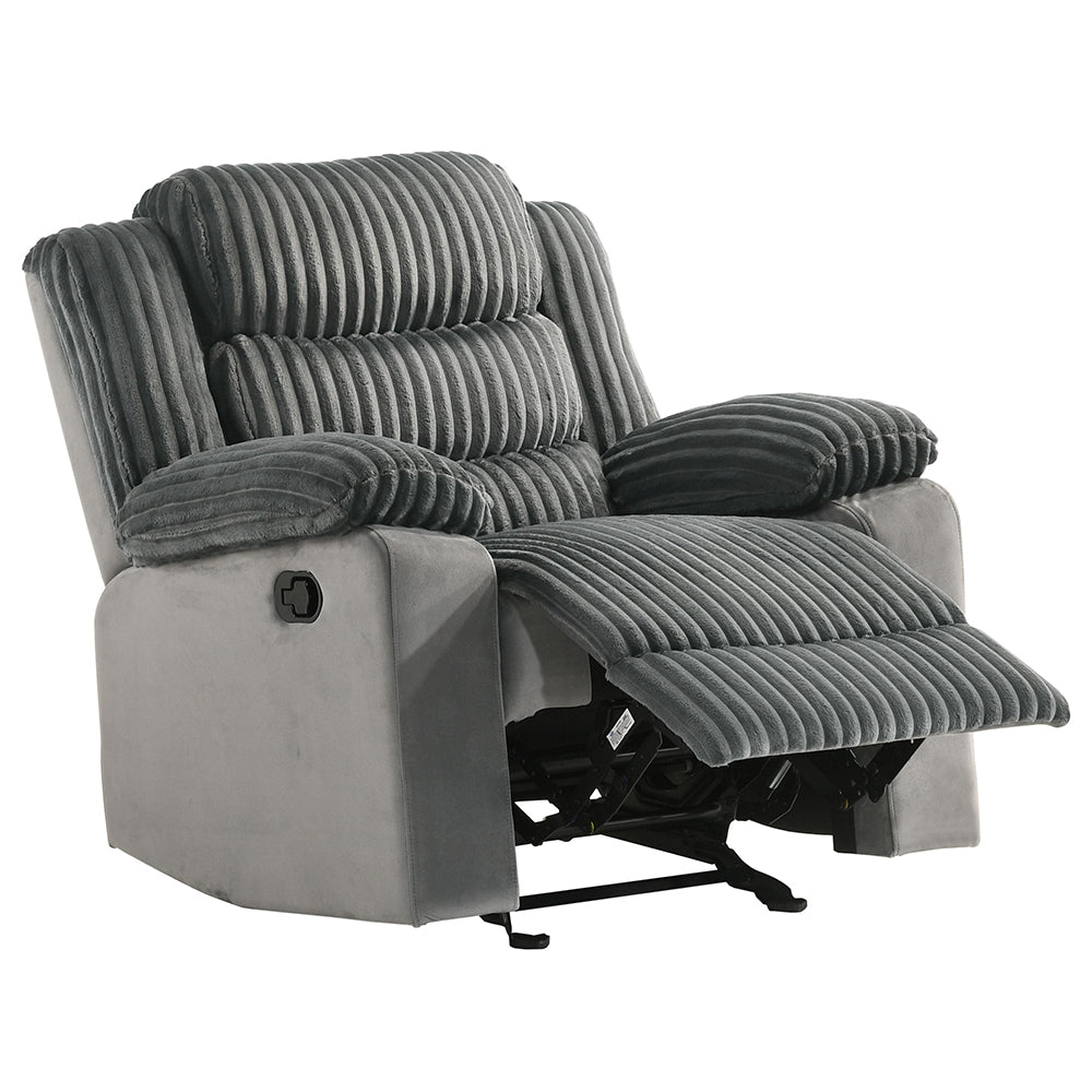 Lesley Gray Motion Glider Recliner - Ornate Home