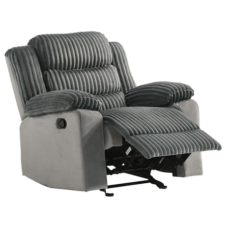 Lesley Gray Motion Glider Recliner - Ornate Home