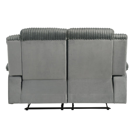 Lesley Gray Motion Loveseat - Ornate Home