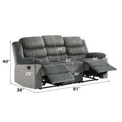 Lesley Gray Motion Sofa - Ornate Home