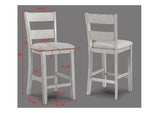 Lester Driftwood 5-Piece Counter Height Set - Ornate Home