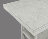 Lester Driftwood 5-Piece Counter Height Set - Ornate Home