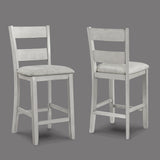 Lester Driftwood 5-Piece Counter Height Set - Ornate Home