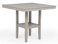 Lester Greige 5-Piece Counter Height Dining Set - Ornate Home
