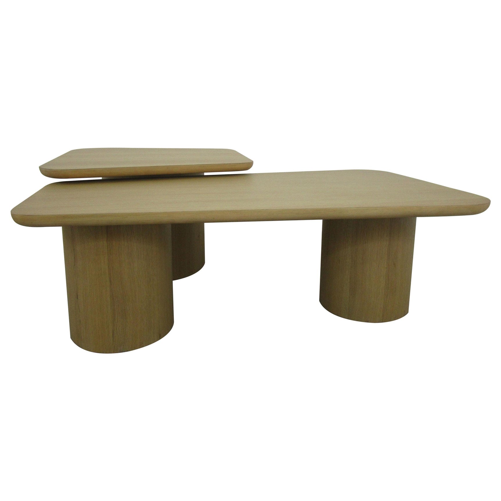 Lester Honey Oak HP0426 Nesting Table 2 Pc Set - Ornate Home