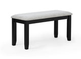 Lester Light Grey 6-Piece Dining Set w/ Bench - Ornate Home