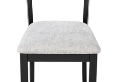 Lester Light Grey 6-Piece Dining Set w/ Bench - Ornate Home