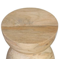 Leston Natural Side Table - Ornate Home