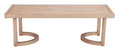 Leto Brown Coffee Table - Ornate Home
