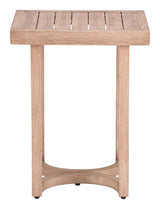 Leto Brown Outdoor Side Table - Ornate Home