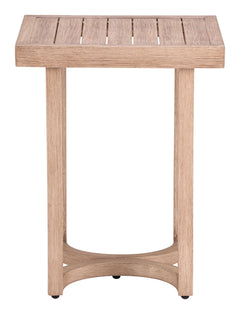 Leto Brown Outdoor Side Table - Ornate Home