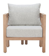 Leto Gray Armchair