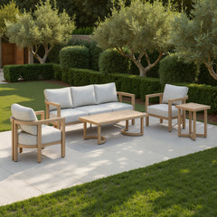 Leto Gray Outdoor Armchair - Ornate Home