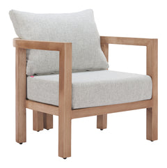 Leto Gray Outdoor Armchair - Ornate Home