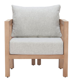 Leto Gray Outdoor Armchair - Ornate Home