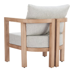 Leto Gray Outdoor Armchair - Ornate Home