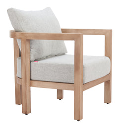 Leto Gray Outdoor Armchair - Ornate Home