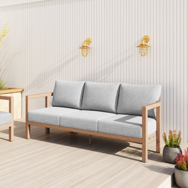 Leto Gray Sofa - Ornate Home