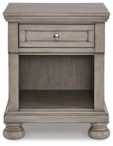 Lettner California King Panel Storage Bedroom Set with Dresser and Nightstand - Ornate Home