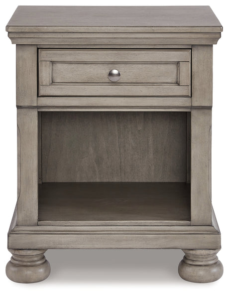 Lettner California King Panel Storage Bedroom Set with Dresser and Nightstand - Ornate Home