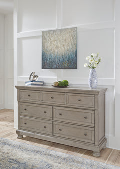 Lettner California King Panel Storage Bedroom Set with Dresser and Nightstand - Ornate Home