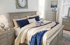 Lettner Light Gray 58"H Chest - Ornate Home